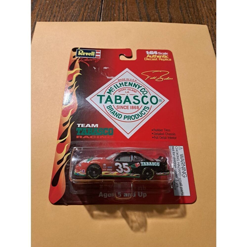 Vintage 1998 Revell 1:64 Todd Bodine #35 Tabasco NASCAR Diecast Race Car NIB